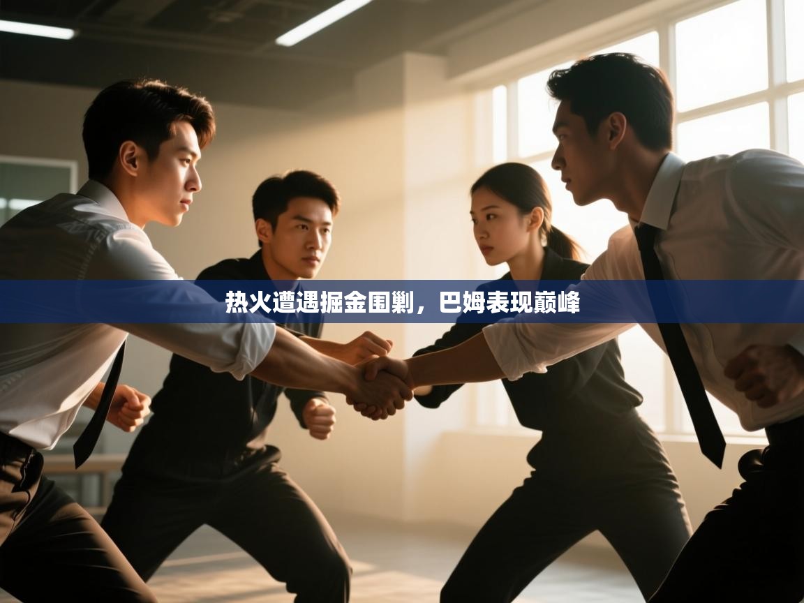 热火遭遇掘金围剿，巴姆表现巅峰